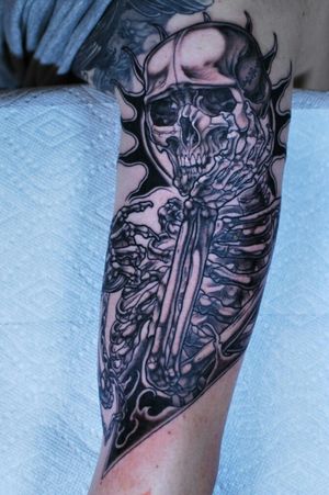 Skeleton tattoo!