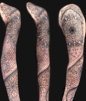 Full sleeve made over 2 days at the New Zealand tattoo fewtival