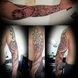 Maori free hand full sleeve done in 3 days#maori #fullsleeve #freehand #intenzetattooink #fkirons #fadetheitch #inkeeze #eliteneedles #ink #inked #inkedguy #inkedlife #inkedmag #tattoo #tattooist #tattooartist #artist #artwork #tattoooftheday #picoftheday #photooftheday #France #thomtats7 @thomtats7 