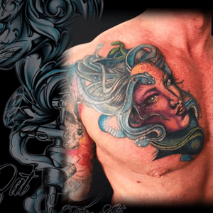 Medusa Gorgona by Cat Ink      #tattoo #tatuaggio #italiantattoo #ink #tattoos #inked #inkedgirls #inktober #tattooed #tattooer #italiantattooartist #realistictattoo #realtattoos #watercolor #colortattoo #tattooist #inklife #art #artoftheday #coloredtattoo #inkinspiration #tattooinspiration #thebesttattooartists #tattoodo #tattoolove #mustcrew @musttattooline_officialpage @mustcream