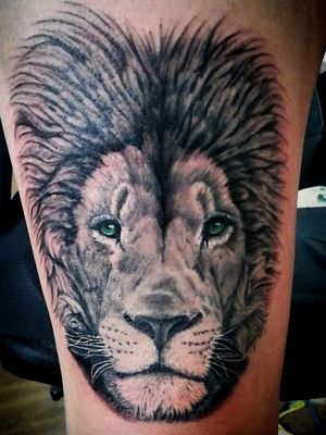 Lion head 🦁#lion #realism #realistictattoo #blackandgrey #blackandgreytattoo #blackandgreyrealism #intenzetattooink #fkirons #fadetheitch #stencilstuff #eliteneedles #inkeeze #ink #inked #inkedgirl #inkedlife #inkedmag #tattoo #tattooist #tattooartist #artist #artwork #tattoooftheday #picoftheday #photooftheday #France #thomtats7 @thomtats7 