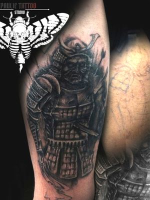 #Freehand #Tattoo #BallPoint #Samurai #Warrior #Legend #PaulieTattooStudio #PTS 