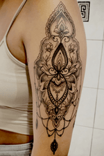Mandala ornamental tattoo