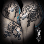 Cover up #tattoocoverup #tattooartist #tattooart #rose 