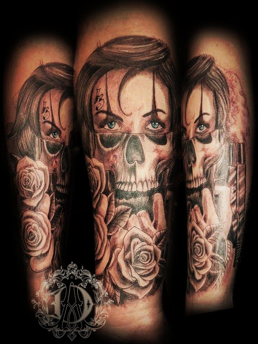 Killer Chola Tattoo  Realistic Temporary Tattoos  TattooIcon