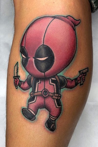 #joewutattoo #neotraditional #Deadpool 