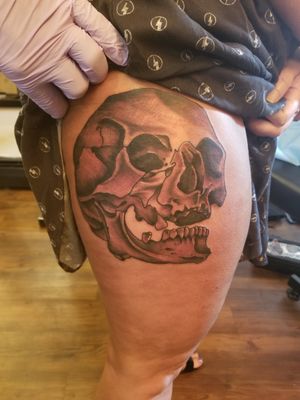 Fun skull jammer I did in Pittsburgh . By tj 