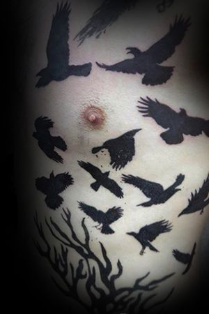 My tattoo.. Done in 2014.. #tree #crow #blackwork #blacktattoo #finishtattoo #tattoo #design #done #finish #linetattoo #tattooart #tattoolifestyle #tattoolife #tattoodesign #tattoo #ink #art #tattooartist #inked #tattooflash #tattooideas #artwork #artist #follow