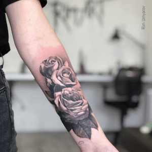 Roses tattoo. cover up.