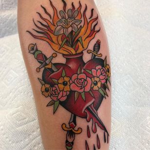 The Burning Devotion Displayed By Sacred Heart Tattoos • Tattoodo The Burning Devotion Displayed By Sacred Heart Tattoos • Tattoodo