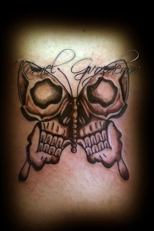 Done in 2014 / 2015.. #skull #butterfly #shadeing #blackwork #blacktattoo #finishtattoo #tattoo #design #done #finish #linetattoo #tattooart #tattoolifestyle #tattoolife #tattoodesign #tattoo #ink #art #tattooartist #inked #tattooflash #tattooideas #artwork #artist #follow