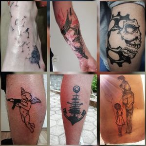 Tattoo collage 