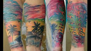 Full Color Half Sleeve Tattoo By kiDD! Eternal & Intenze Tattoos Ink. 18 Hours @ $100 USD  per Hour = $1,800 USD  - O5H Discount ($80/HR)= $1,440 USD   