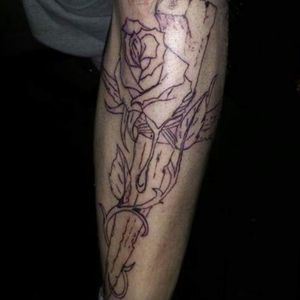 First leg tattoo