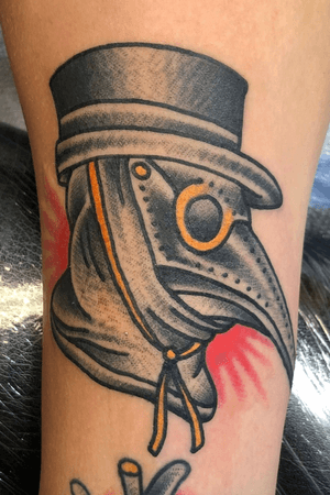 #traditionalamerican #traditional #traditionaltattoos #plaguedoctor 