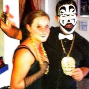 My wife & I rocking a little ICP.