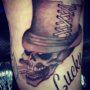 Custom design Skull In Hat(location) inside of the arm she was a trooper Sulape blk Intenze White opaque 11mag pen curved (always) dabbled the 7mag. Dr.numb application 1hr ahead duration 1hr if that vasocaine use minimal Pam was a champ looking forward to session 2