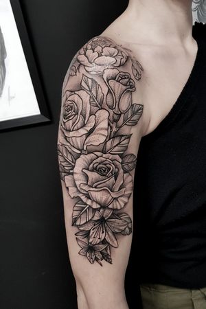Tattoo by blood ink