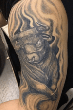 Taurus the bull tattoo
