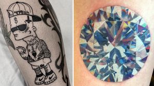 Tattoo on the left by Calih Mounstro and tattoo on the right by Shannon Perry #ShannonPerry #CalihMounstro #besttattoos #besttattoo #best #favorite