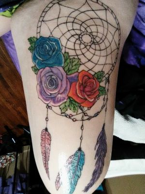 Dreamcatcher with roses