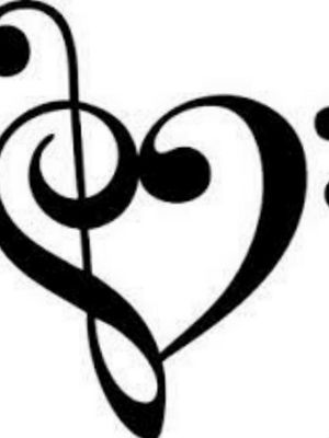 Music note that with infinity symbols 