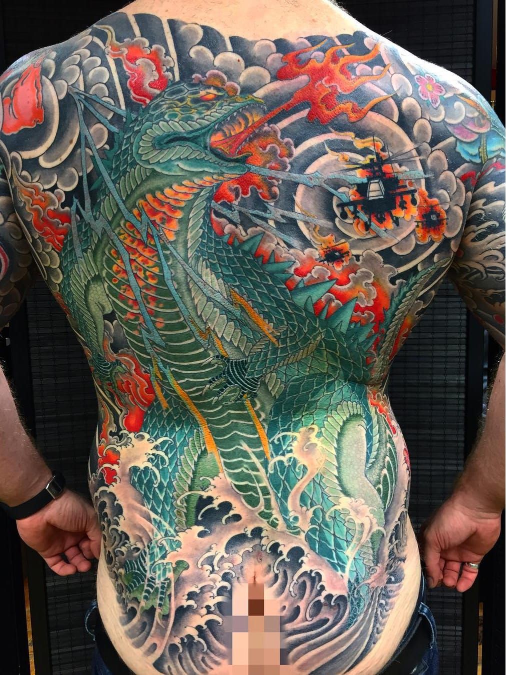 Godzilla 34 sleeve By Tyler  Surreal Tattoo Studio  Facebook