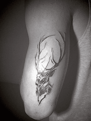 #tattoo#ink#deer#inked#lines#tats#deers