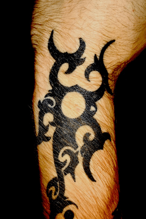 Jesse Pinkmans tattoo i got awhile back aha tribal scorpion 