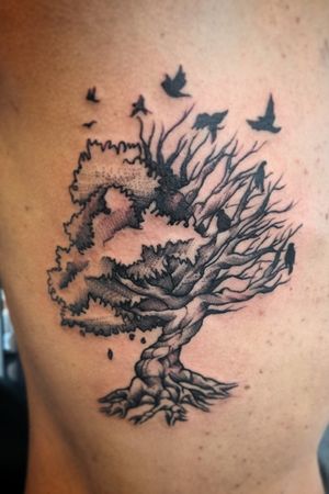 Tree done on the ribs! 