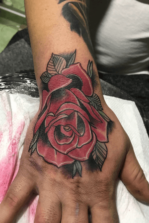 Rose tattoo made by me 😁