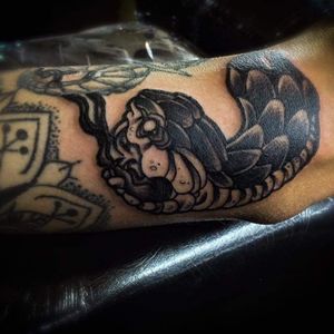 Tattoo by Old friends tattoo-old devil
