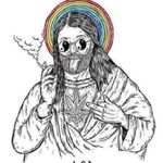 Psychedelic Jesus  #psychedelic #jesus #marijuana #lsd #mushrooms #drugs #pot #weed #yinyang #trippy