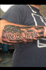 Patriotic “We The People” with American Flag