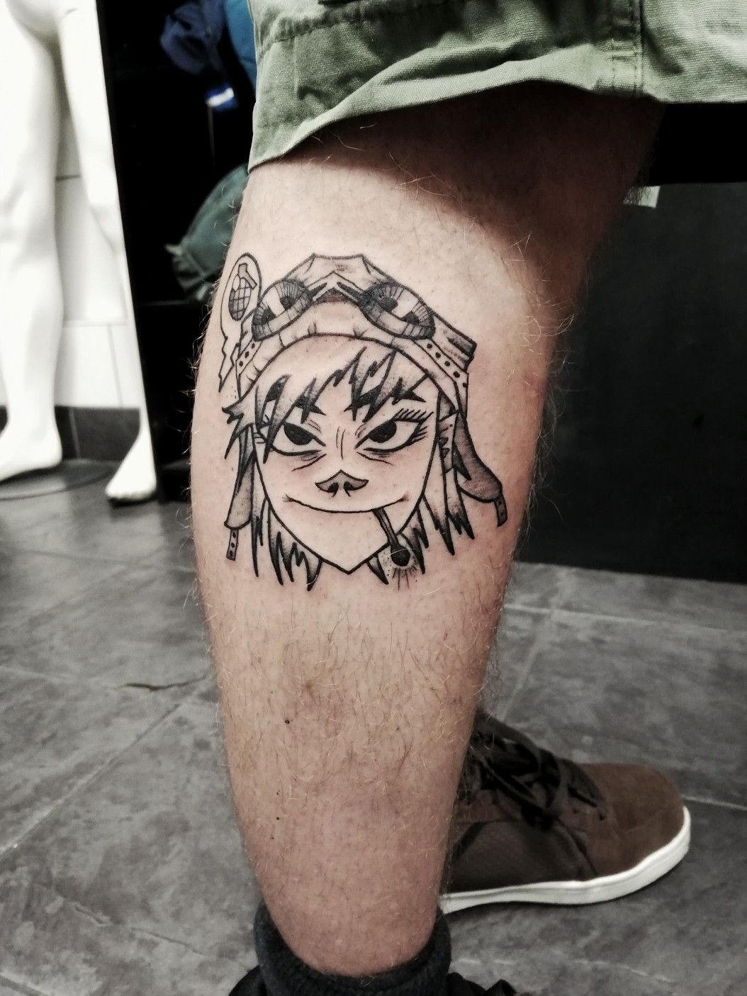 got a phase 3 noodle tattoo yesterday   rgorillaz