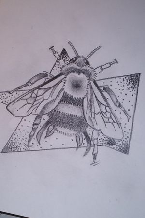 Abeja ✓. #insect #abeja #geometric #bee