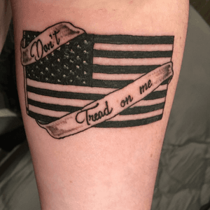 This tattoo was in honnor of my great grandpa who served in world war II, i miss him very much.