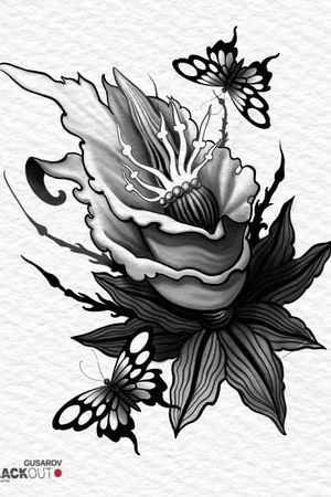 💀 Цветок для татуировки. ▪️@_gusarov ▪️gusarov@blackout.tattoo ▪️https://vk.com/mjollnirtattoo14 ▪️+79819837188 WhatsApp 