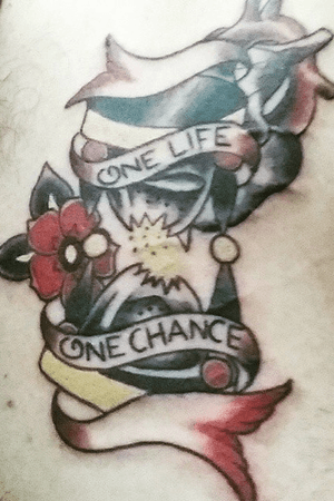 Tattoo uploaded by Dominic lopez • One life one chance • Tattoodo