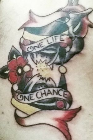 Tattoo uploaded by Dominic lopez • One life one chance • Tattoodo Tattoo uploaded by Dominic lopez • One life one chance • Tattoodo