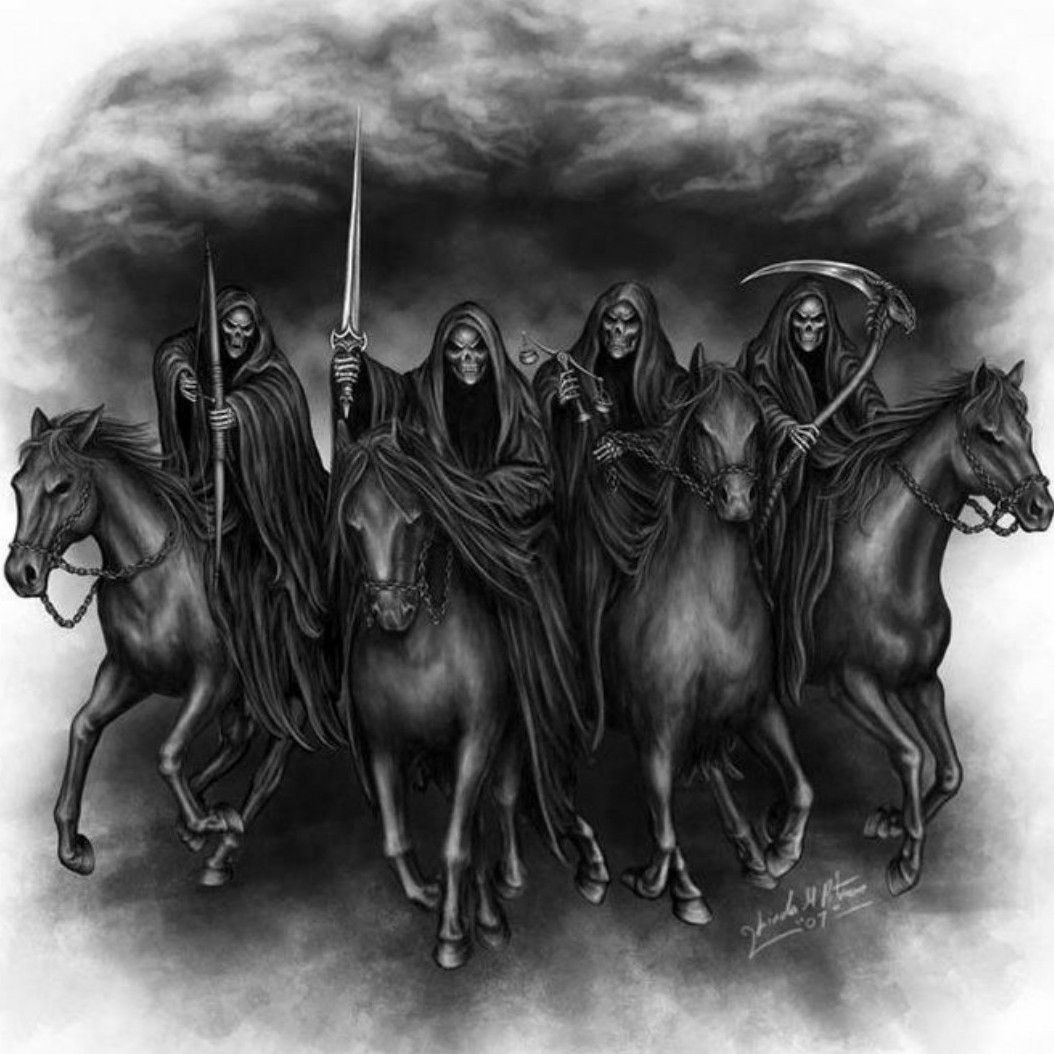 Four Horsemen of the Apocolypse by Jin O TattooNOW