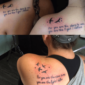 Tattoo uploaded by Jackie • #carrieunderwood #lyrics #birds #lettering •  Tattoodo