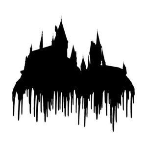 Hogwarts silhouette *possibly add D.H.*