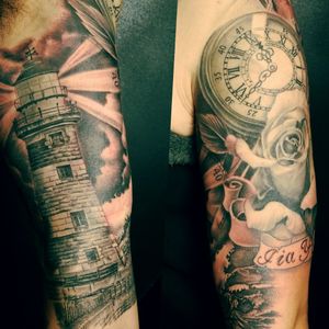 Tattoo Union2238 s archer ave chicago Chinatown#chicagochinatow #tattoounion #chicagotattooartist #chicagotattooshop #lighthouse #rose #horifong