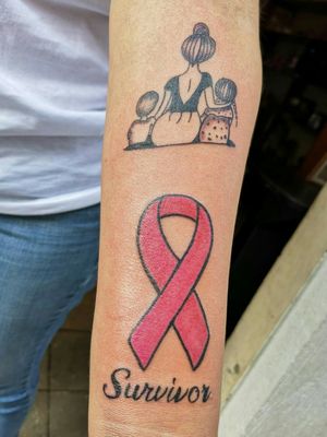 Tattoo homenaje en superación de cáncer 