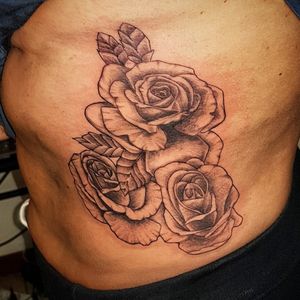 Ribs roses tattooMy work