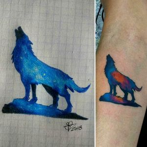 #wolf #wolftattoo  #draw #drawing #desing #sefermort #colortattoo #colores 