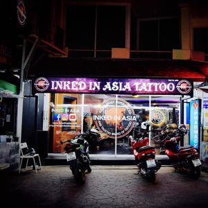 We are Inked in Asia. A new brand that is going to plant itself firmly on the tattoo map. Bringing quality and hygiene to your new tattoo. Get Inked, Best Machines, Tattoo Patong, Tattoo Phuket, Traditional Bamboo Tattoo, Black and Grey Tattoo, Cover Up Tattoo, Color Tattoo, Tattoo Shop, Tattoo Studio, Clean and Safe, Hygiene, High Hygiene Standards, Guaranteed Work, Award Winning Artists, World's Best