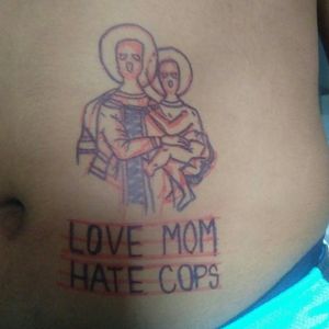 love mom sketch tattoo