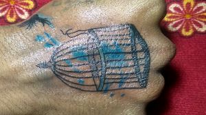 Freedom tattoo #cage # fly  #bird